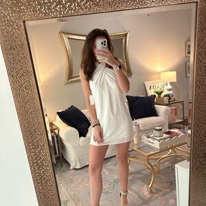 Show me your MuMu Jasmine white Halter Dress